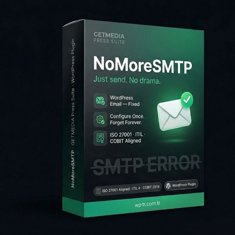 NoMoreSMTP — WordPress Email Sorununu Kalıcı Olarak Çözün
