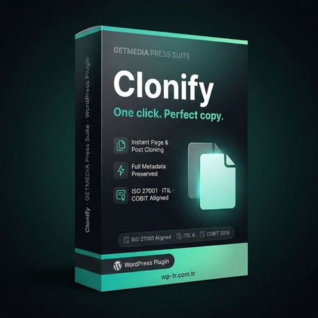 Clonify — Tek Tıkla Sayfa ve Post Klonlama.