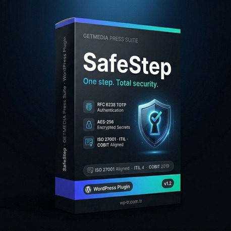 SafeStep — WordPress İki Faktörlü Kimlik Doğrulama