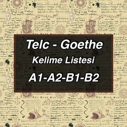 Goethe ve Telc Kelime Listeleri