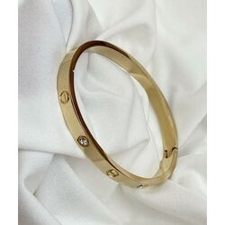 Çelik Gold CRT Model Taşlı Kelepçe