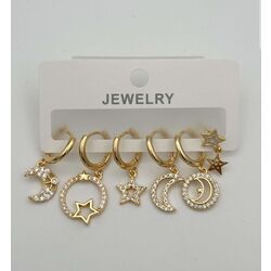 Deluxe 6lı Küpe / 2489