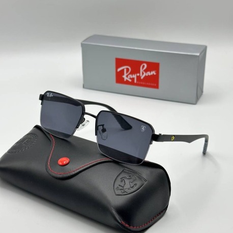 Rayban Ferrari Siyah Unisex Güneş Gözlük G3228-VLL 