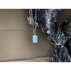 amazonit doğaltaş kolye