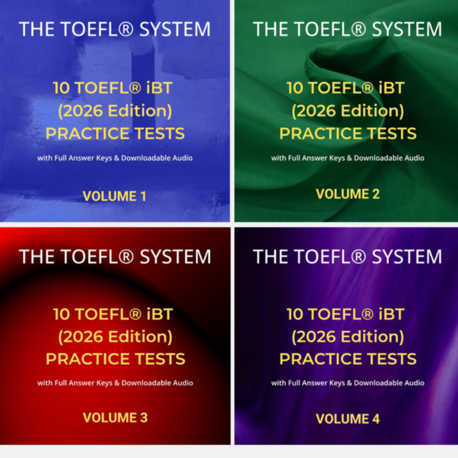 All-in-One TOEFL iBT Practice Tests Set (2026 Edition)