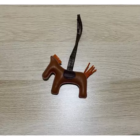 Deri Lüks At Figürlü Çanta Charmı