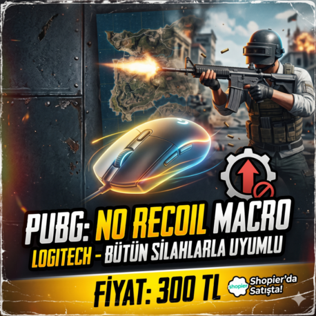 PUBG LOGITECH MACRO FULL PAKET