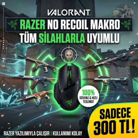VALORANT RAZER MACRO FULL PAKET