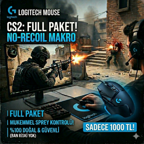 CS2 LOGITECH FULL PAKET MULTI-SCRIPT MAKRO
