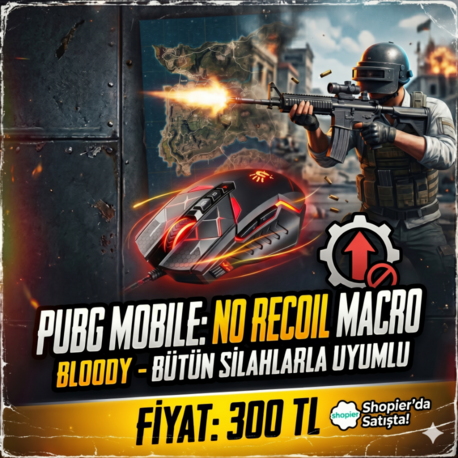 PUBG MOBILE BLOODY MACRO FULL PAKET