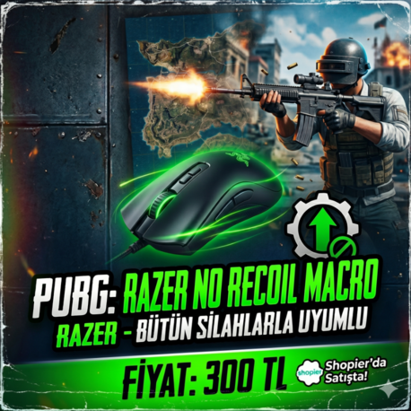 PUBG RAZER MACRO FULL PAKET