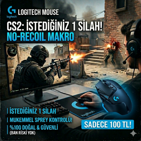 CS2 LOGITECH İSTEDİĞİNİZ 1 SİLAH