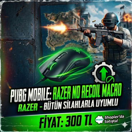 PUBG MOBILE RAZER MACRO FULL PAKET