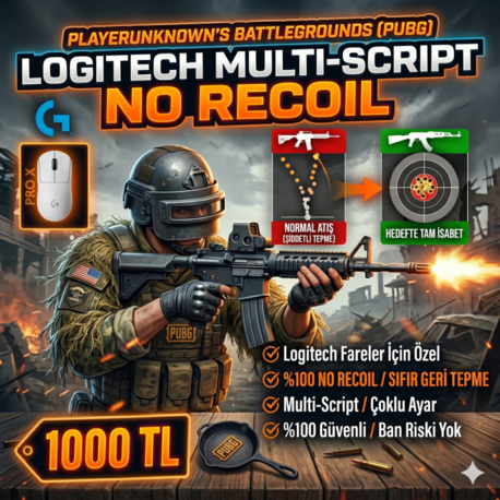 PUBG LOGITECH MULTI-SCRIPT NO RECOIL MAKRO
