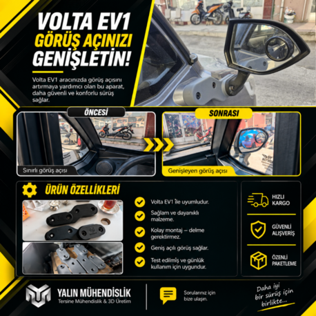 VOLTA EV1 DİKİZ AYNASI UZATMA APARATI