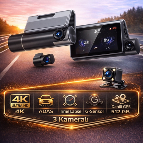Cenova CN-Q7Pro 4K ARAÇ İÇİ KAMERA 