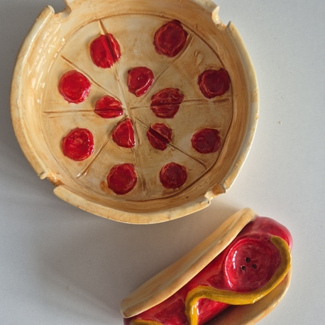 Pizza Seramik Küllük