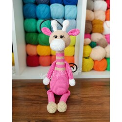 Zürafa Zuzu (Pembe)