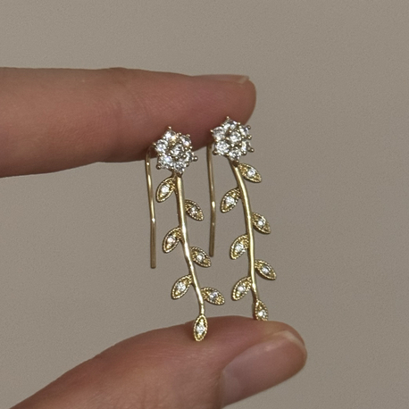 Sarmaşık küpe / xuping (14kgoldrenk)