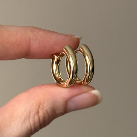 Basic halka küpe / xuping (14kgoldrenk)