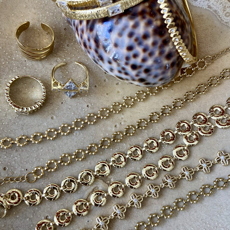 14K renginde bileklik ve yüzük modelleri