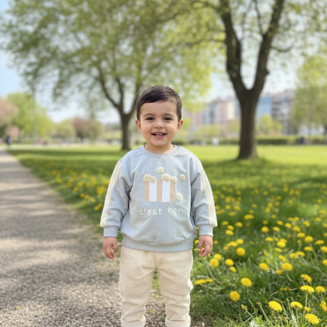 POPCORN kadife pantolon alt üst takım  ( 1 BEDEN KÜÇÜK TERCİH EDEBİLİRSİNİZ