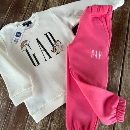 GAP UNİCORN DETAYLI 3 İPLİK ŞARDONLU ALT ÜST TAKIM