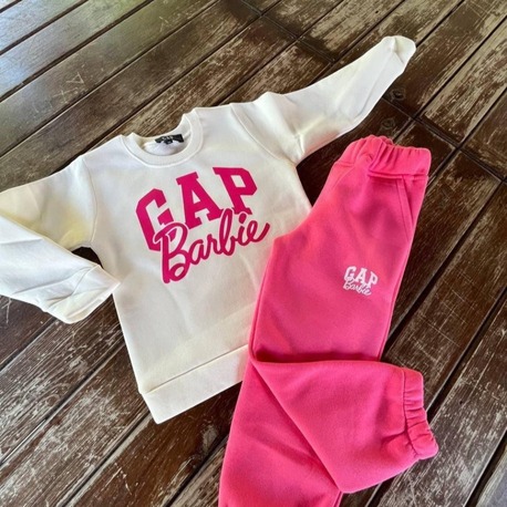 GAP BARBİE 3 İPLİK ŞARDONLU ALT ÜST TAKIM