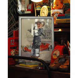 Vintage Baskı Tablo 