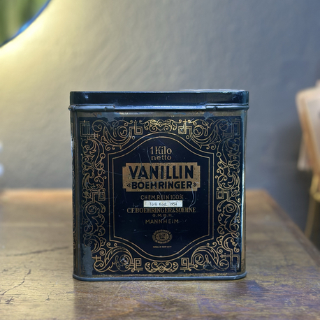 Vintage Teneke Vanilya Kutusu