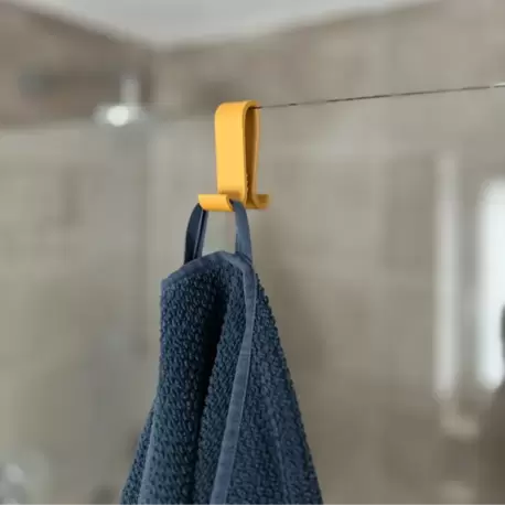 Esnek Banyo Duş Camı Çift Taraflı Askı 