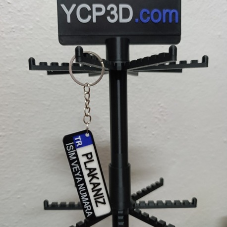 Kişiye Özel Plakalı Anahtarlık