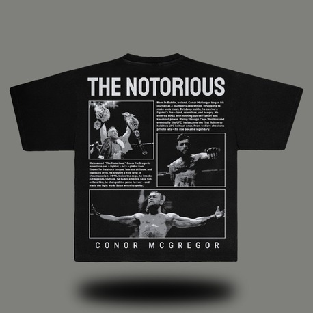 Conor Mcgregor "THE NOTORIOUS" Oversize T-shirt