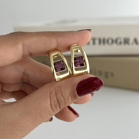 14k xuping seri küpe 