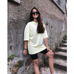 Sarı Oversize T-shirt