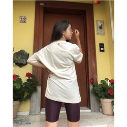 Bej Oversize T-shirt