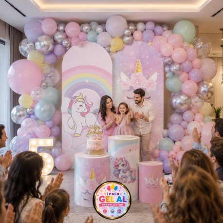UNICORN KONSEPT DOĞUM GÜNÜ SÜSLEME