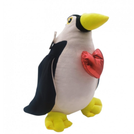 PELUŞ 45 CM KALPLİ PENGUEN