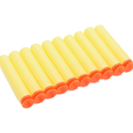 NERF SÜNGER MERMİ 10 LU PAKET (VANTUZLU MODEL)