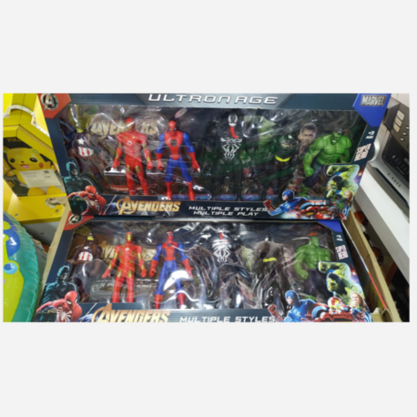 6 LI MARVEL AVANGERS KARAKTER SETİ
