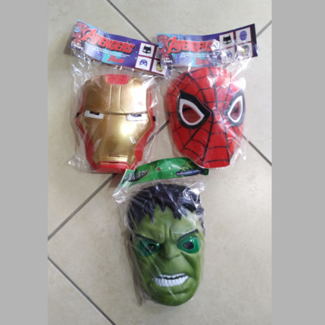 IŞIKLI MASKELER HULK SPIDERMAN IRONMAN