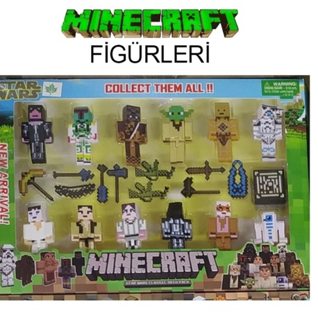 MINECRAFT STARWARS 12Lİ SERİ