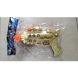 LAZERLİ SESLİ PİLLİ IŞIKLI TABANCA