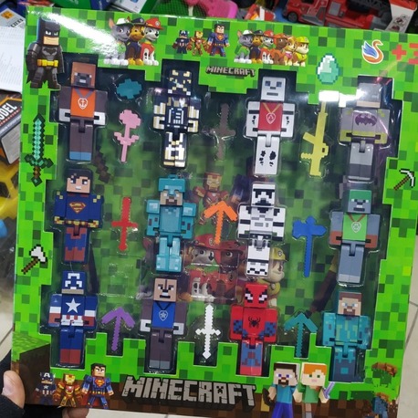 12 Lİ MINECRAFT SETİ