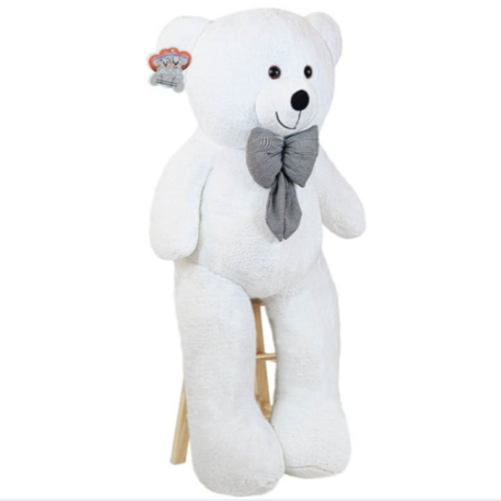 130 CM BEYAZ PAPYONLU DEV PELUŞ AYICIK