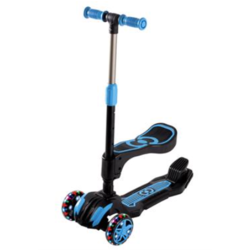 IŞIKLI KATLANIR OTURAKLI SCOOTER MAVİ