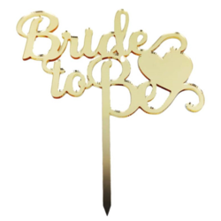 BRIDE PASTA ÜSTÜ PLEKSİ SÜS