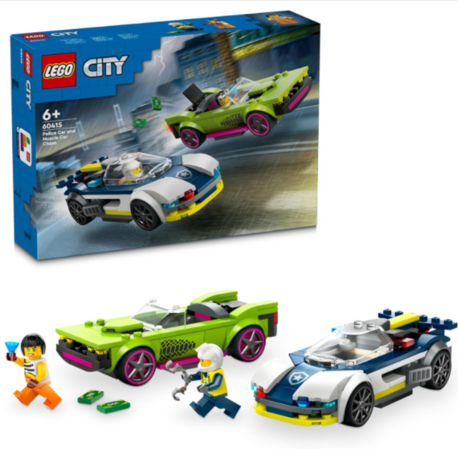LEGO City Polis Arabası ve Spor Araba Takibi 60415 (213 Parça)