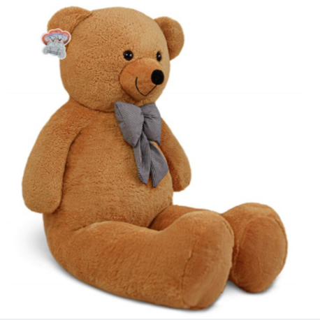130 CM KAHVE PAPYONLU DEV PELUŞ AYICIK