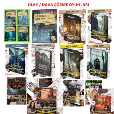 DAVA OYUNLARI OLAY ÇÖZME CİNAYET OYUNLARI DEDEKTİF